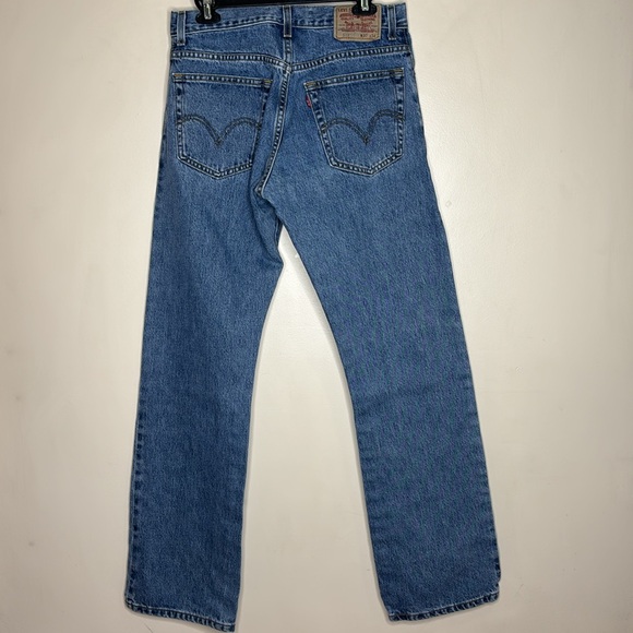 Levi’s | Classic Bootcut Red Tab Jeans | 517 | Stiff Pants | Size W32 L34 - Picture 7 of 12